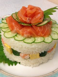お寿司ケーキ-レシピのメイン写真
