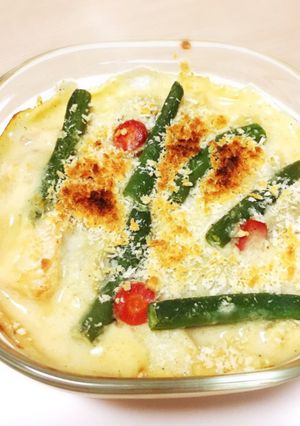 バター不用！里芋と金時人参の和風グラタン-レシピのメイン写真