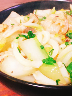 海鮮白菜あんかけ焼きうどん-レシピのメイン写真