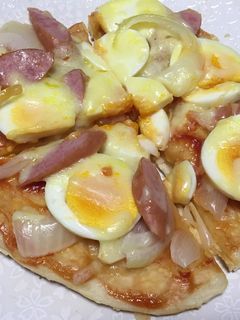 フライパンでピザ-レシピのメイン写真