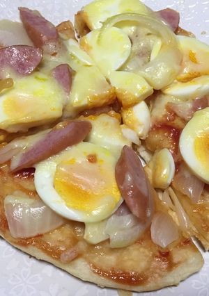 フライパンでピザ-レシピのメイン写真