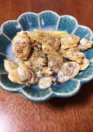 レンチンで！山椒風味のあさりの酒蒸し-レシピのメイン写真
