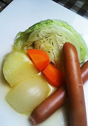キャベツ半分スープ煮♪-レシピのメイン写真