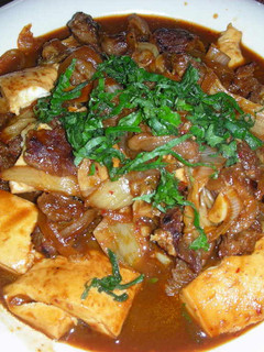 ボリューム満点!キムチ入り肉豆腐-レシピのメイン写真