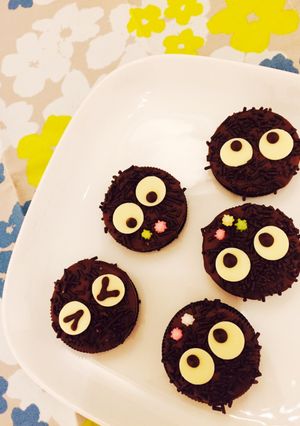 オレオで簡単♪まっくろくろすけチョコ♪-レシピのメイン写真