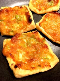 簡単!油揚げのねぎ味噌焼き-レシピのメイン写真