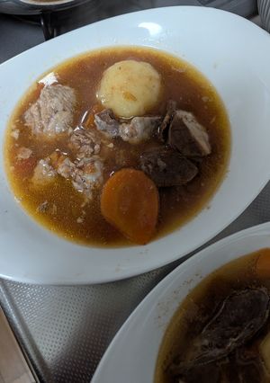 豚シビレとハツのトマトシチュー(圧力鍋)-レシピのメイン写真