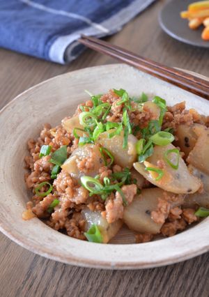 こんにゃくの肉味噌炒め-レシピのメイン写真