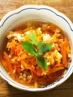 にんじんの炒り玉子煮-レシピのメイン写真