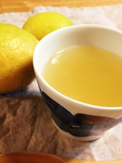 風邪を吹き飛ばせ!ホットレモンジンジャー-レシピのメイン写真