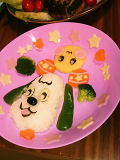 1歳誕生日用 ☆ わんわん うーたん-レシピのメイン写真