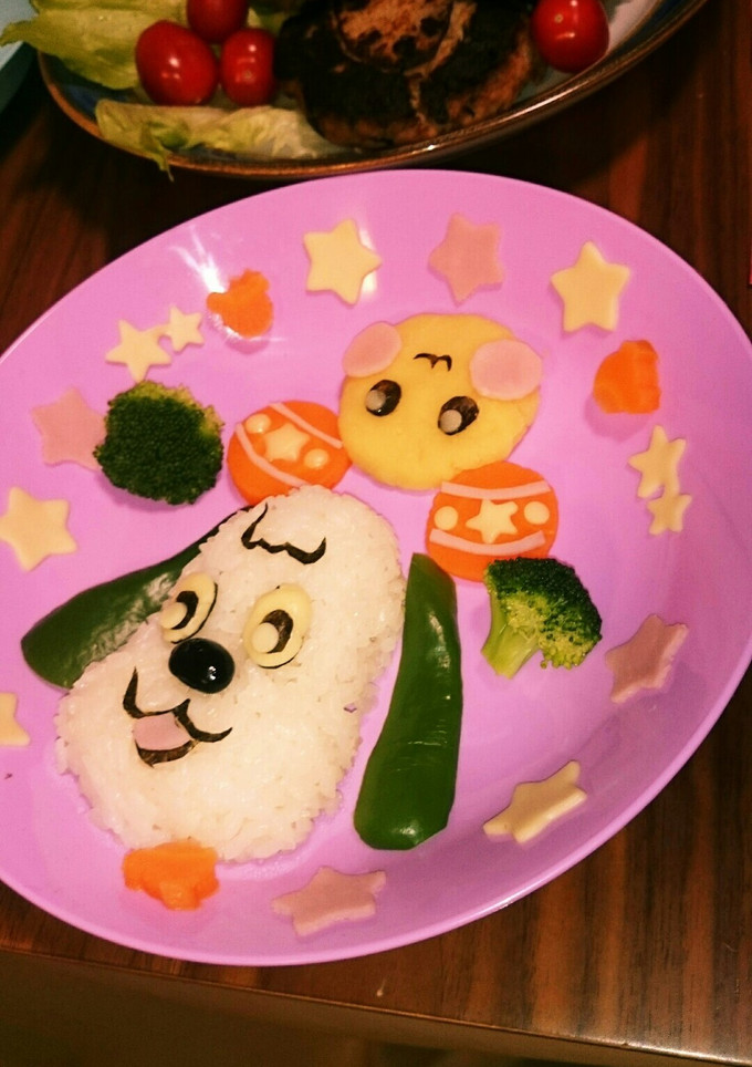 1歳誕生日用 ☆ わんわん うーたん-レシピのメイン写真
