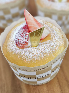 ふわふわ❤生カップケーキ(バニラ)♪-レシピのメイン写真