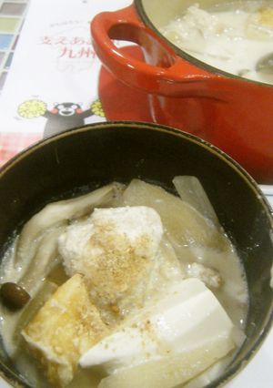 ヘルシー!!豆腐だらけのおひとり様豆乳鍋-レシピのメイン写真