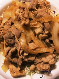 豚ばら肉で生姜焼き!-レシピのメイン写真