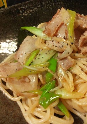 ワンパンスパ(ネギ塩)-レシピのメイン写真