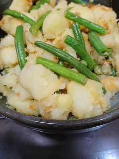 味噌インゲンの和風ポテトサラダ-レシピのメイン写真