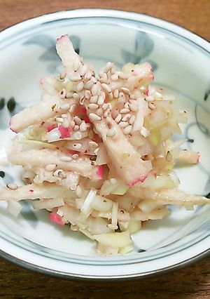 珍味鯨ベーコンの和え物-レシピのメイン写真