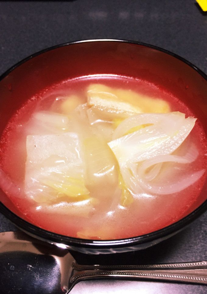 白菜と油揚げの中華風スープ-レシピのメイン写真