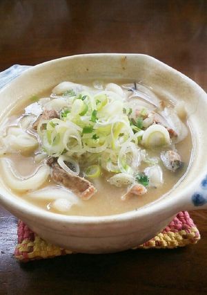 超簡単♡白湯スープde鯖の味噌うどん♪-レシピのメイン写真