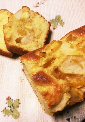 秋味♪林檎と薩摩芋のパウンドケーキ-レシピのメイン写真