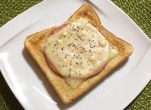 ピーナッツクリーム☆ハムチーズトースト-レシピのメイン写真