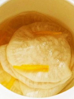 かぶのゆず甘酢漬け-レシピのメイン写真