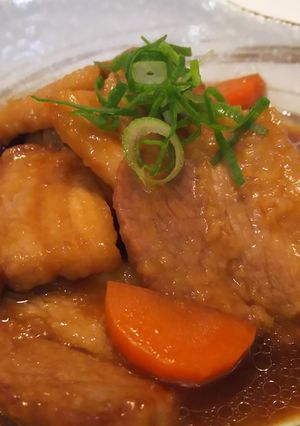 豚の治部煮(地元風)-レシピのメイン写真