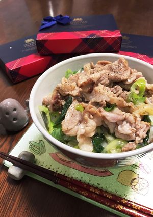 ねぎ塩豚どん-レシピのメイン写真