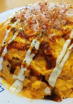 お好み焼き風ソースオムライス-レシピのメイン写真