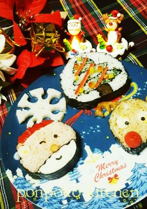 ♡X'masに最適！トナカイのり巻き♡-レシピのメイン写真