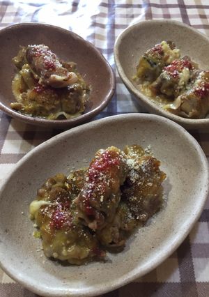 レンチン！イタリアンな茄子の豚肉巻き-レシピのメイン写真