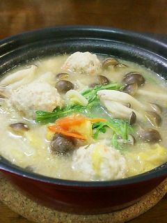 生つくねde超簡単♡味噌ごま豆乳鍋♪-レシピのメイン写真