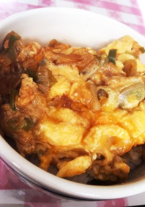 簡単!ネギ卵丼-レシピのメイン写真
