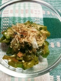 簡単☆梅オクラ-レシピのメイン写真