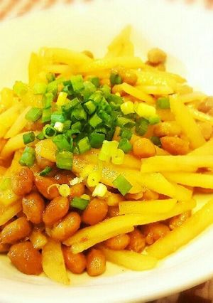 じゃがいもと納豆の辛子和え-レシピのメイン写真