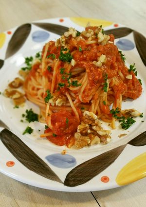 簡単だけどちゃんと♦トマトソースパスタ-レシピのメイン写真