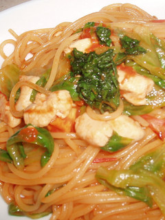 ★大葉にんにく醤油★和風トマトパスタ-レシピのメイン写真