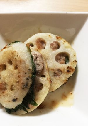 ビバ適当!れんこんはさみ焼き-レシピのメイン写真