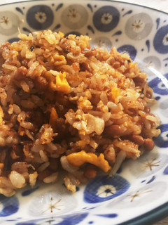 【余り物で】和風納豆チャーハン-レシピのメイン写真