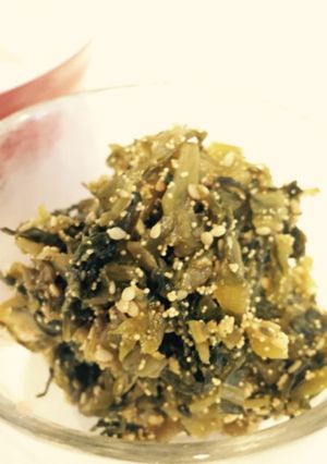 高菜明太の ごま油炒め-レシピのメイン写真