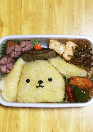 キャラ弁 ポムポムプリン-レシピのメイン写真