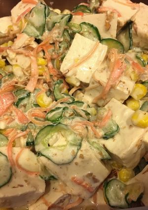 こってり豆腐サラダ-レシピのメイン写真