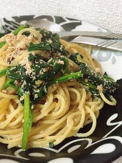 明太子とほうれん草のバター醤油パスタ-レシピのメイン写真