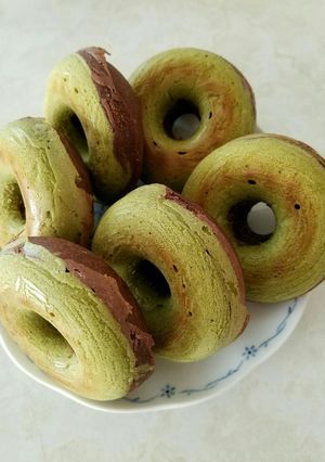 抹茶とココアの焼きドーナツ-レシピのメイン写真