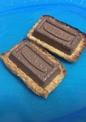 トースターでホームパイをチョコパイに！-レシピのメイン写真