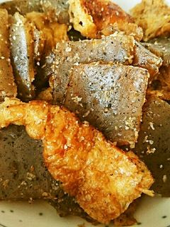こんにゃくと油揚げの炒め物-レシピのメイン写真