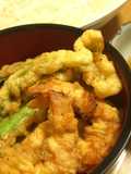 衣に一工夫で、サックリ！美味しい天麩羅丼