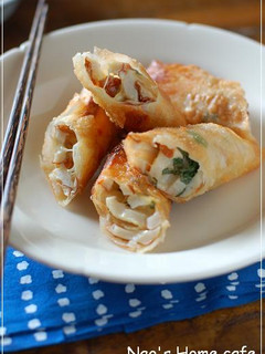 簡単❤大葉ちくわチーズ春巻き-レシピのメイン写真
