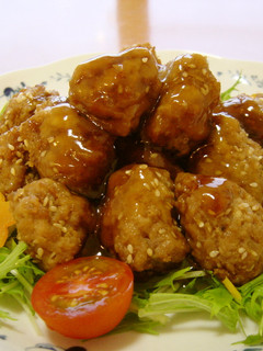 てりやき味☆ふわふわ豆腐肉団子-レシピのメイン写真
